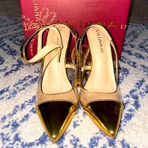 Liliana Shino-16 Gold Heels